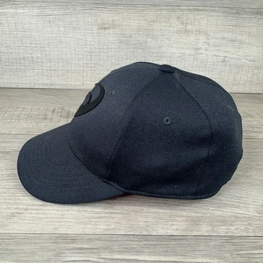 ASICS Train Sana Baseball Cap Unisex One Size Charcoal Gray Logo Strapback Hat